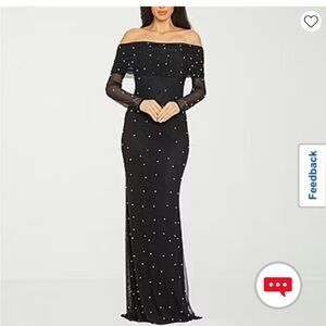 Elegant Black Off-Shoulder Dress